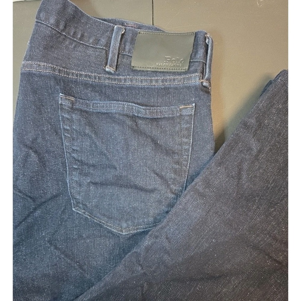Polo Ralph Lauren Men's 38x30 The Classic Fit Straight Jeans Dark Wash Indigo